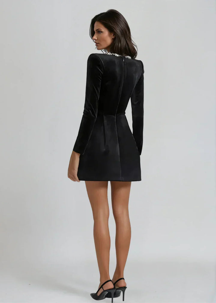 Brielle | Elegant Velvet Mini Kjole