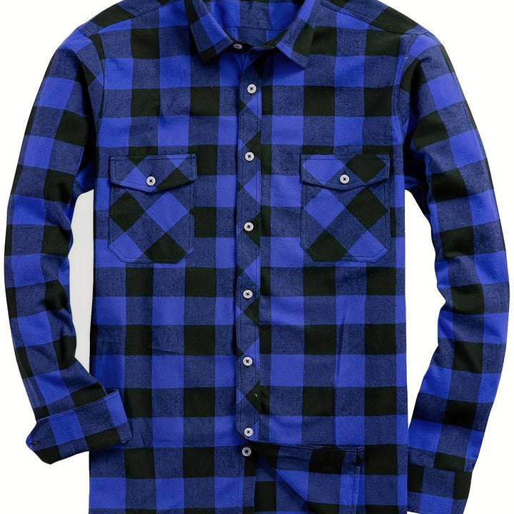 Miles | Klassisk Tjekket Flannel Skjorte
