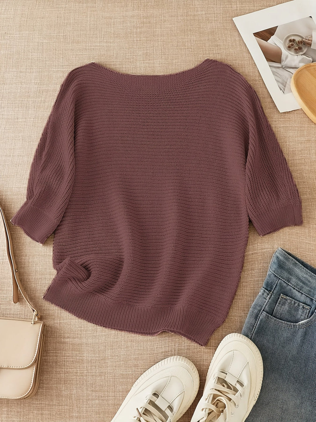 Lena | Afslappet Åbenstrikket Sweater