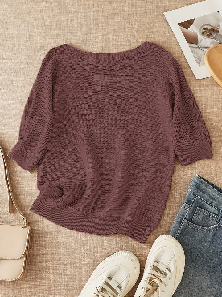 Lena | Afslappet Åbenstrikket Sweater