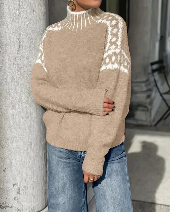 Aurelia | Hyggelig Mønstret Sweater