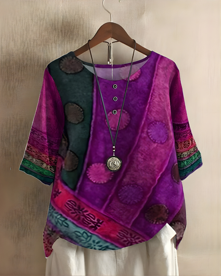 Fiona | Afslappet Sommer Boho Top