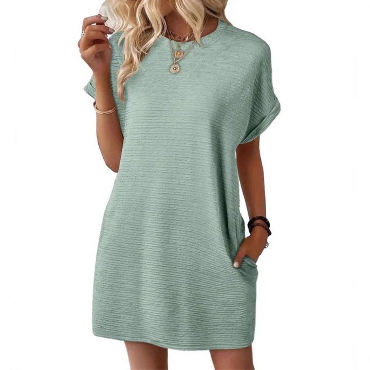 Ivanna | Casual Rund Hals Sommerkjole
