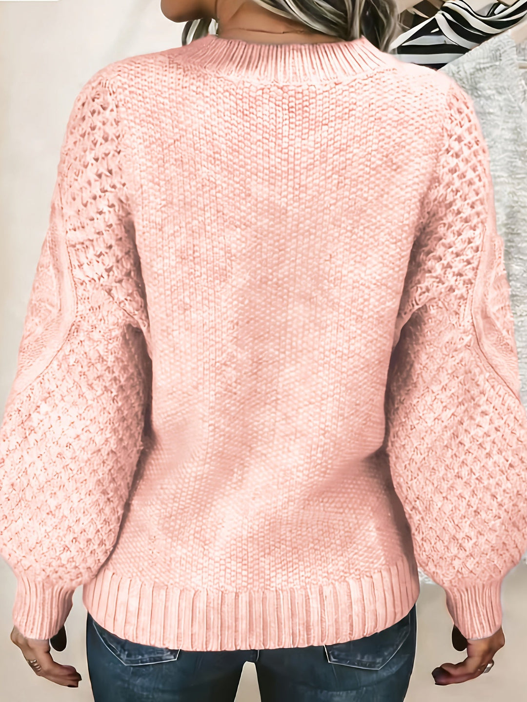 Bonnie | Hyggelig Lantern-Ærme Sweater