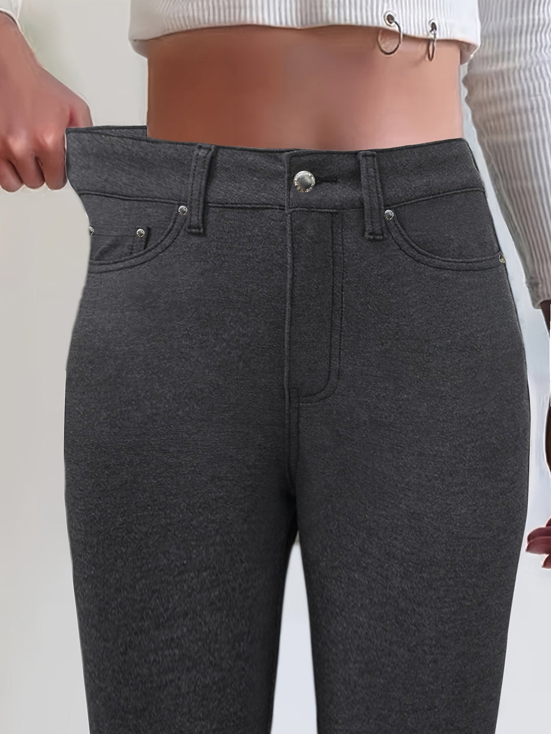 Joan | Højtaljede Skinny Jeans