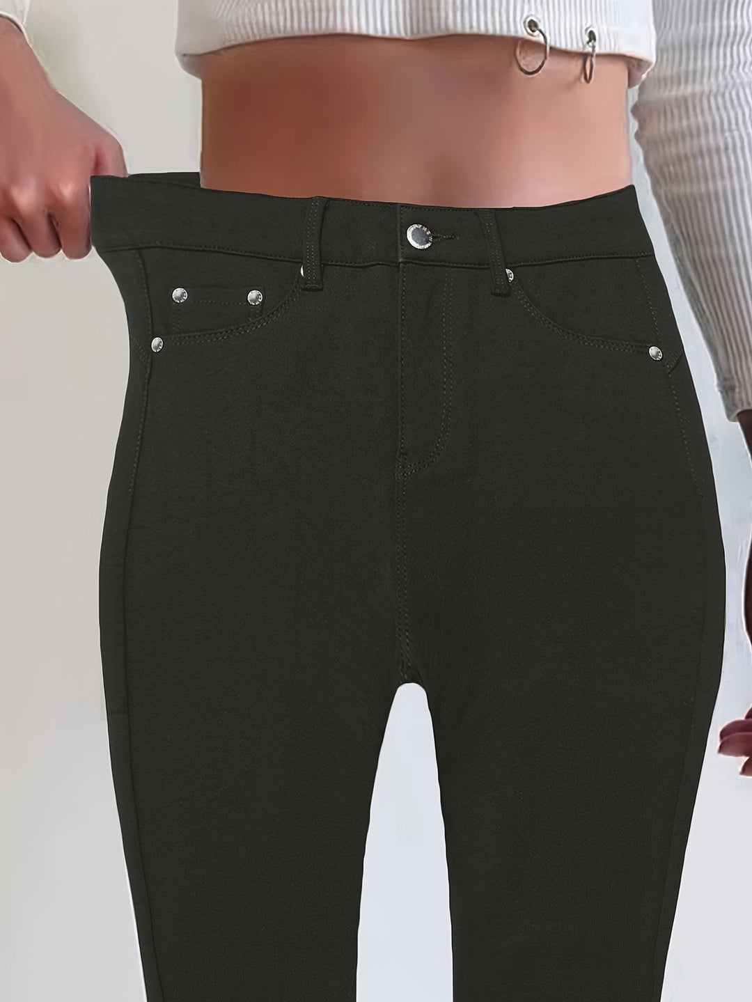 Joan | Højtaljede Skinny Jeans