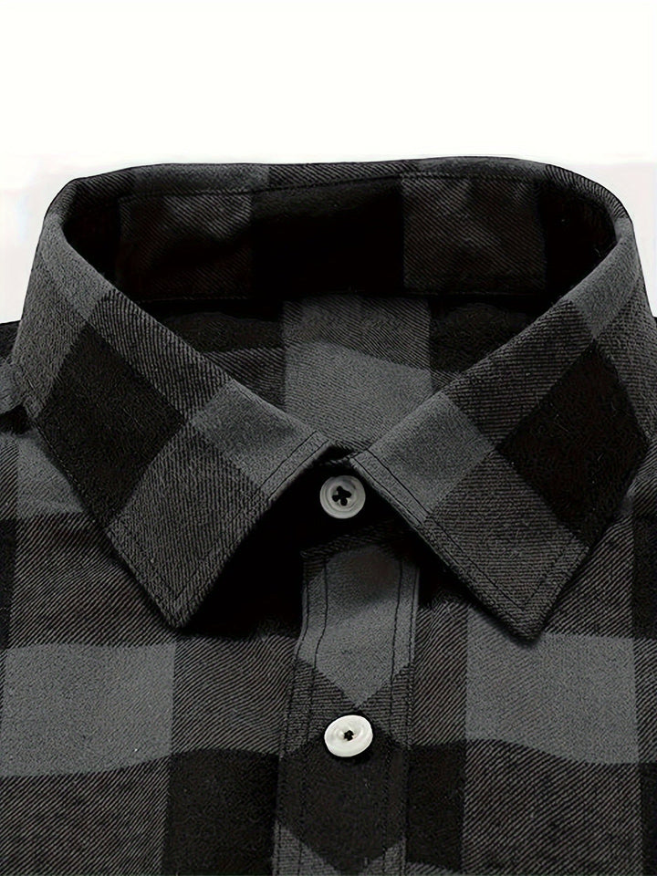 Miles | Klassisk Tjekket Flannel Skjorte