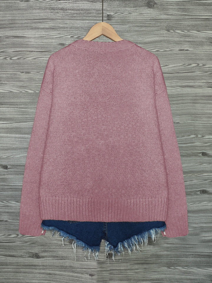 Tamara | Cozy Kat-Print Sweater