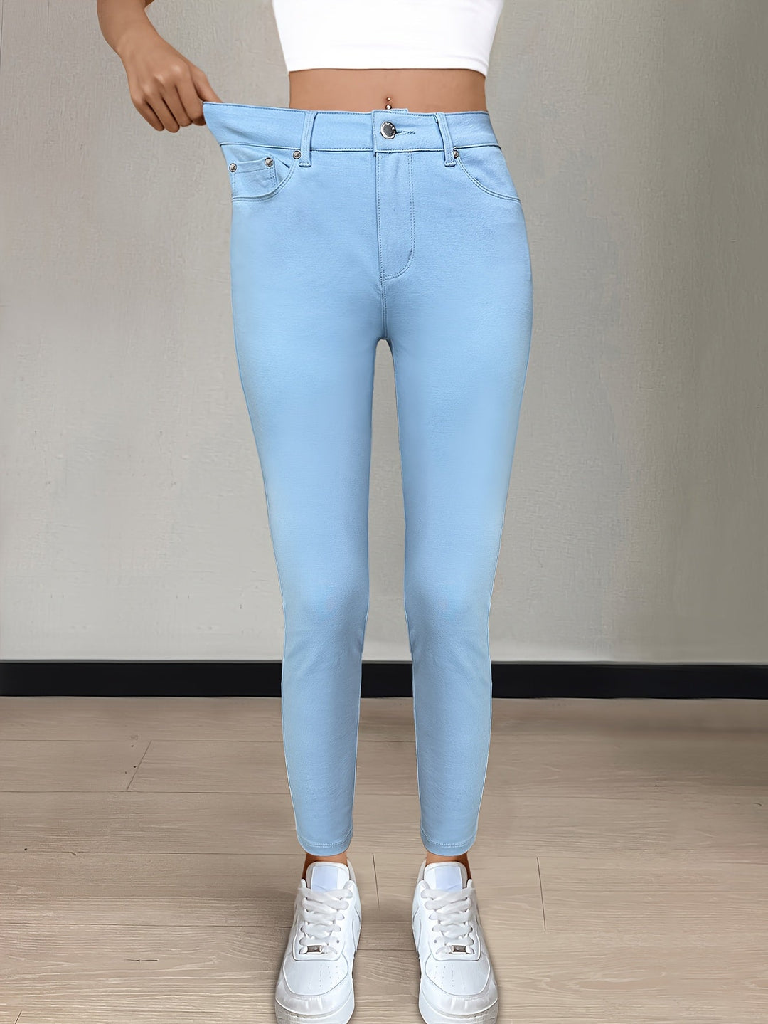 Sylvie | Højtaljede Skinny Jeans