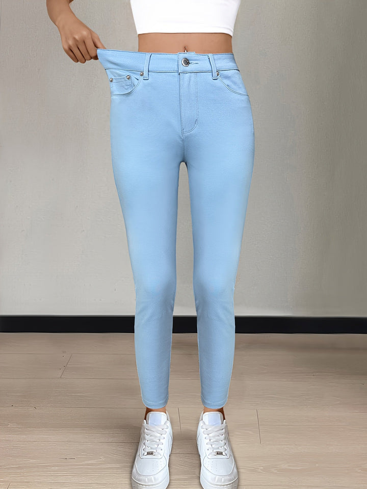 Sylvie | Højtaljede Skinny Jeans