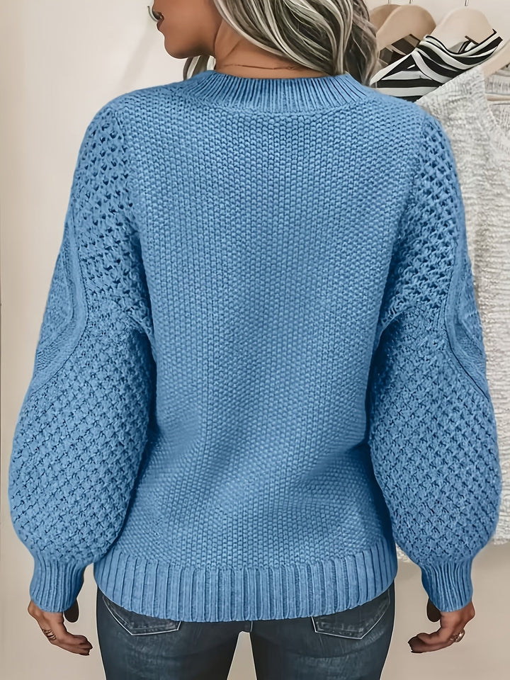 Bonnie | Hyggelig Lantern-Ærme Sweater