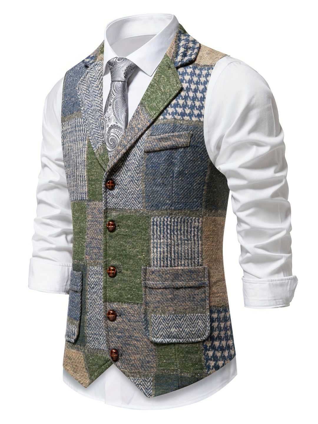 Tobias | Patchwork Skræddersyet Vest