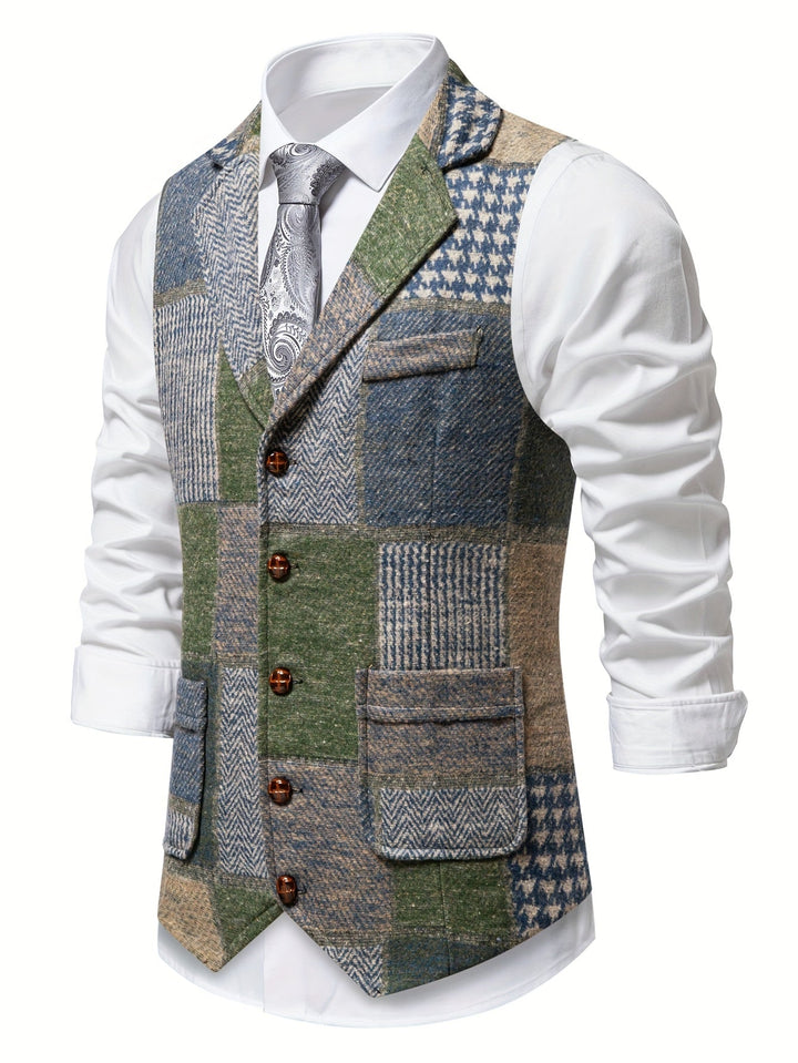 Tobias | Patchwork Skræddersyet Vest