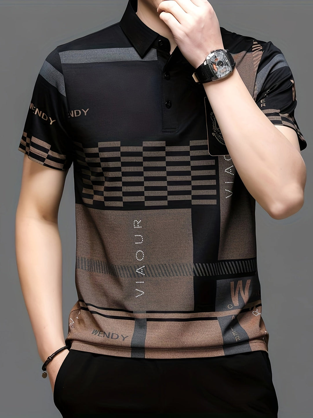 Nathaniel | Raffineret Colorblock Polo Shirt