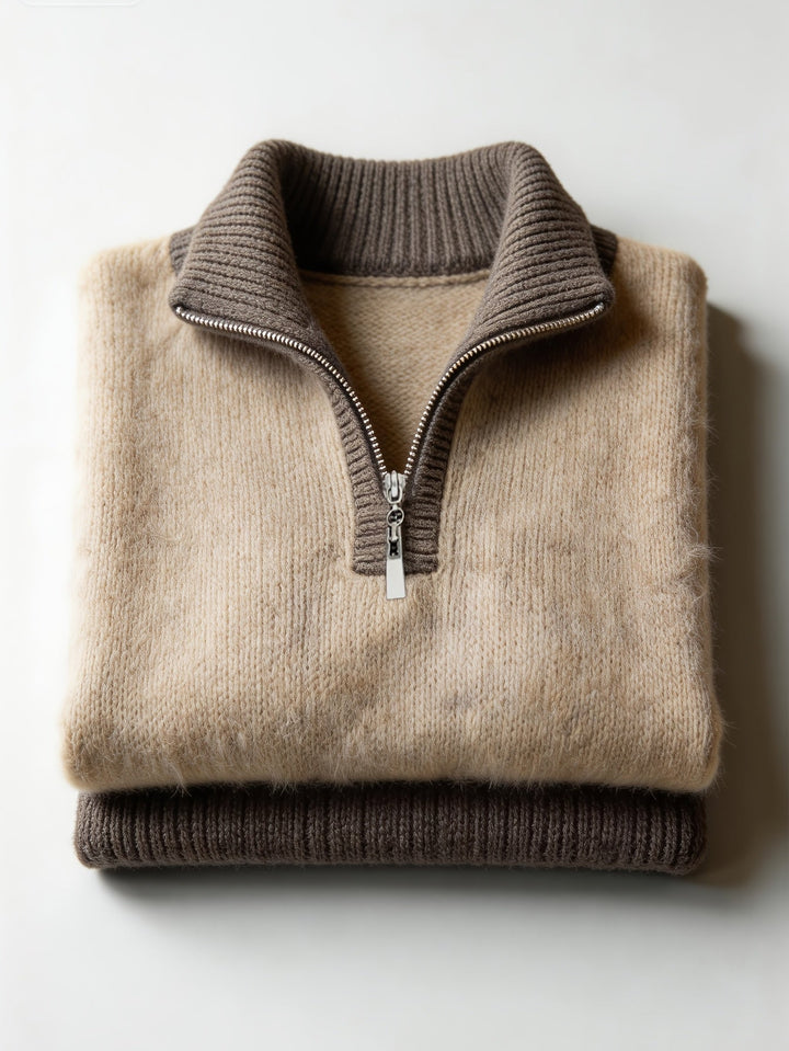 Cecily | Afslappet Halv-Zip Sweater