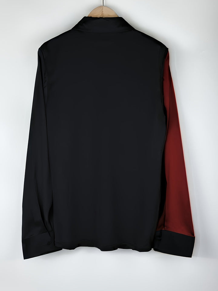 Helene | Raffineret Farveblok Bluse