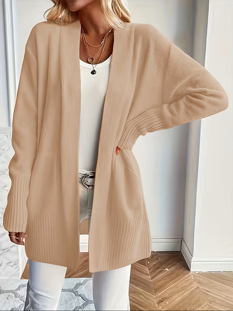 Deanna | Afslappet Åben-Front Cardigan