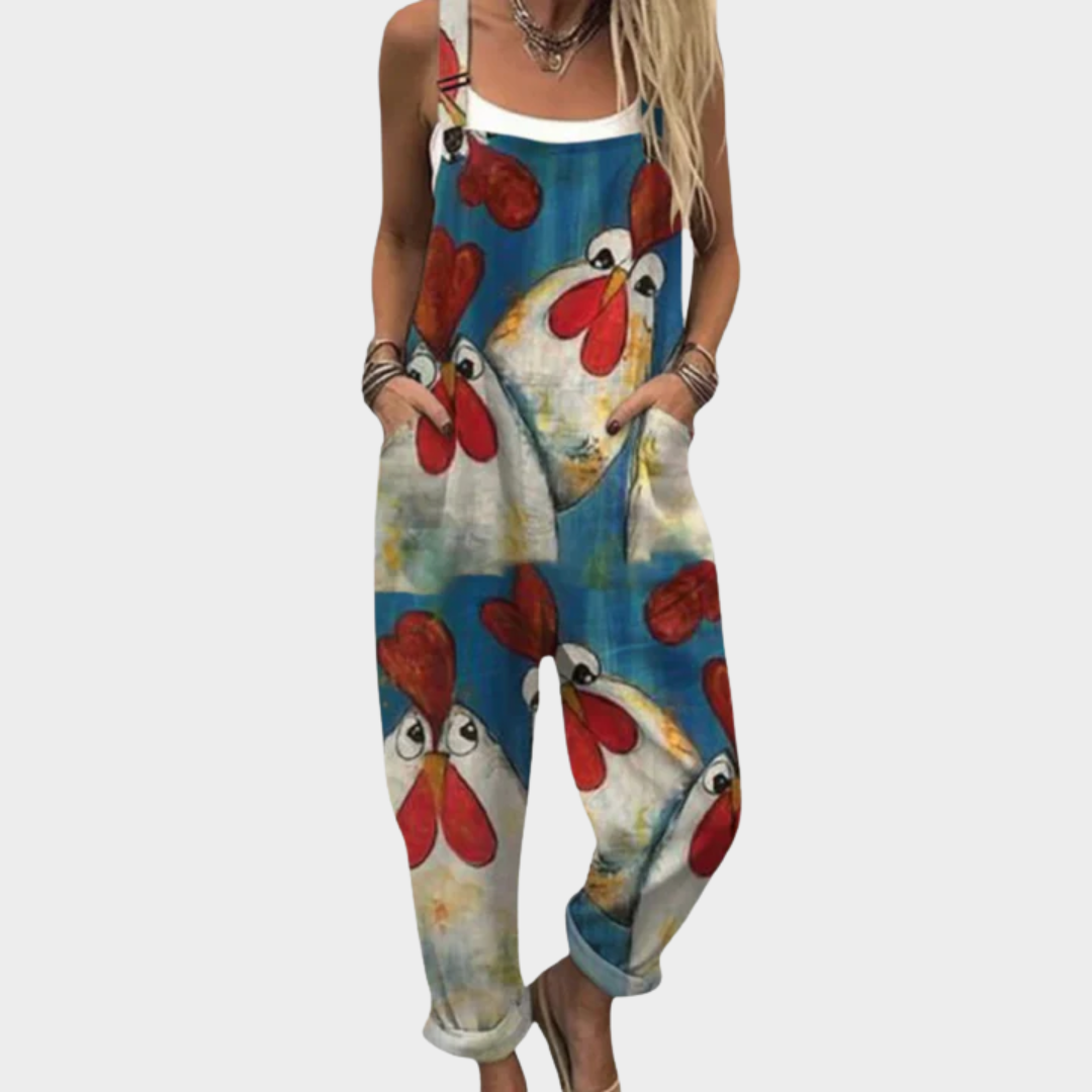 Rutha | Chicken Art Komfortabel Jumpsuit