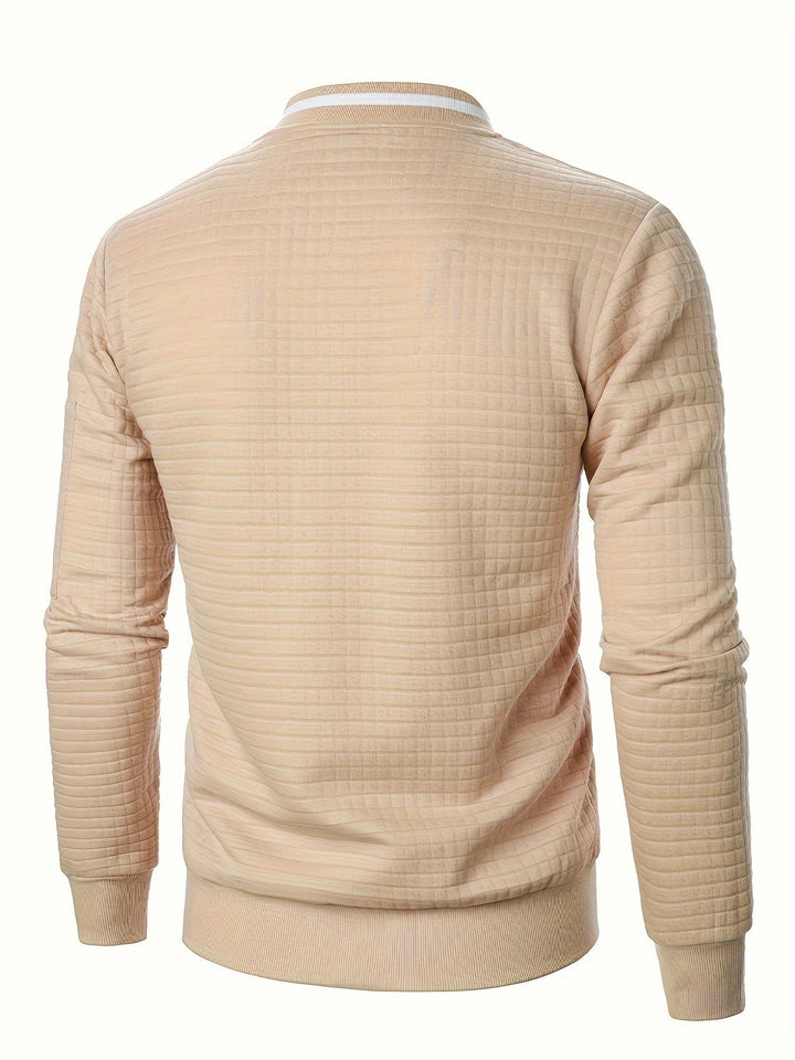 Raymond | Tekstureret Zip-Up Bomberjakke