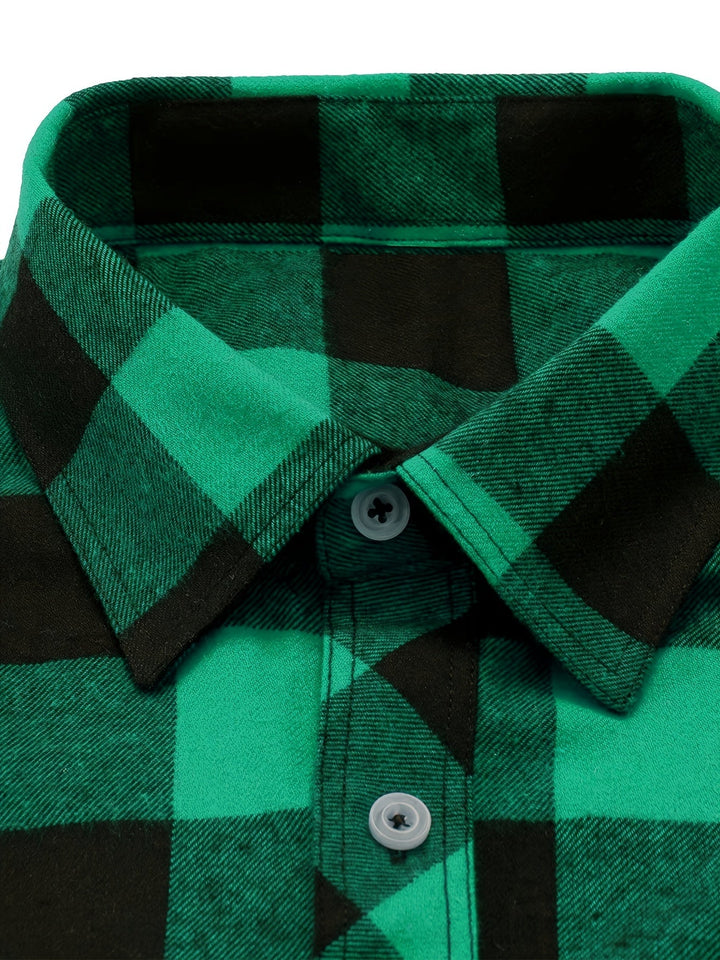 Miles | Klassisk Tjekket Flannel Skjorte
