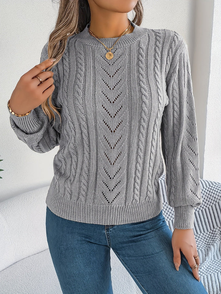 Blythe | Kabelstrikket Tekstur Sweater