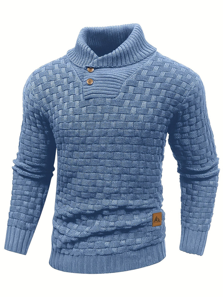Alistair | Tekstureret Skulderkrave Sweater