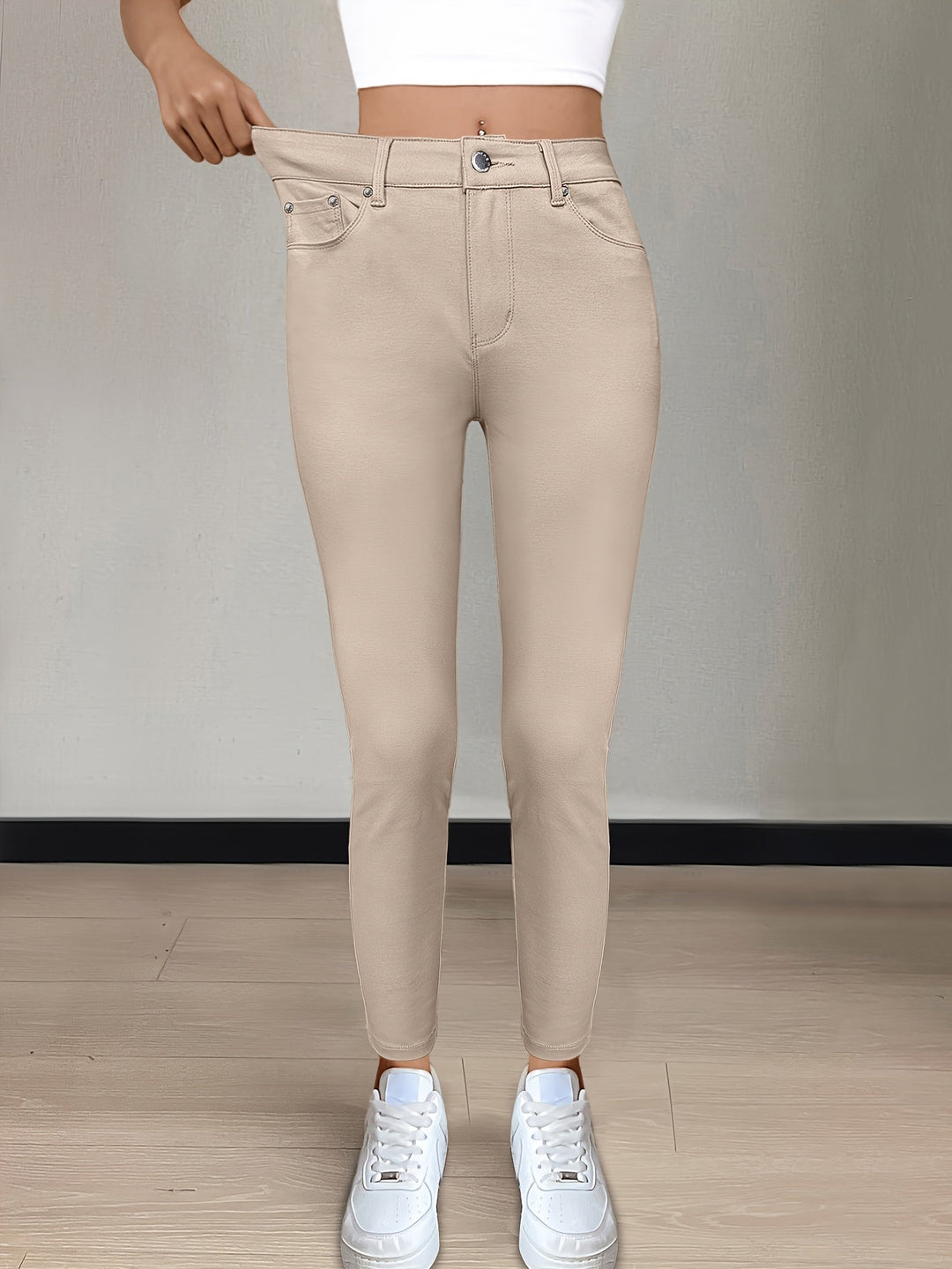 Sylvie | Højtaljede Skinny Jeans