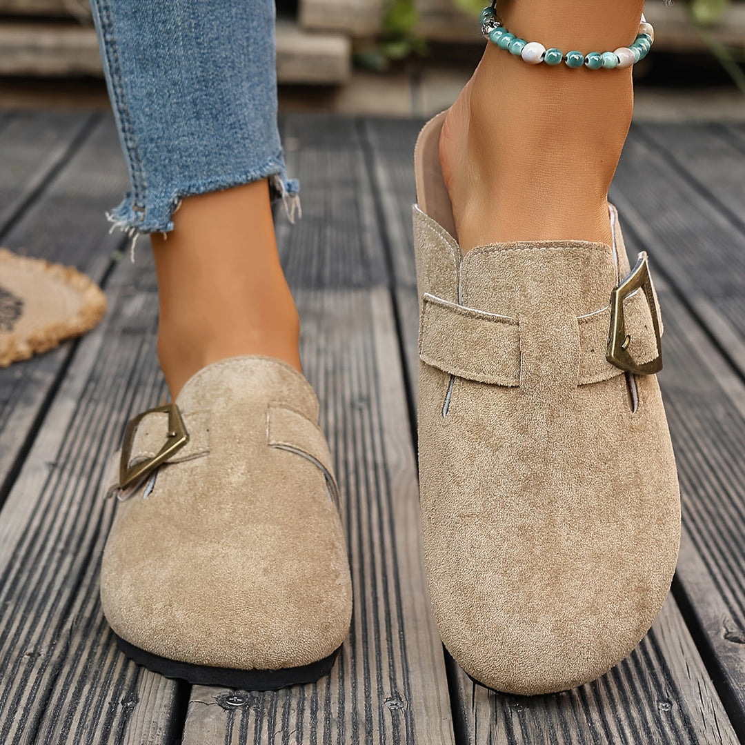 Winona | Slip-On Mules med Spænde Detalje