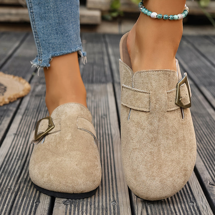 Winona | Slip-On Mules med Spænde Detalje