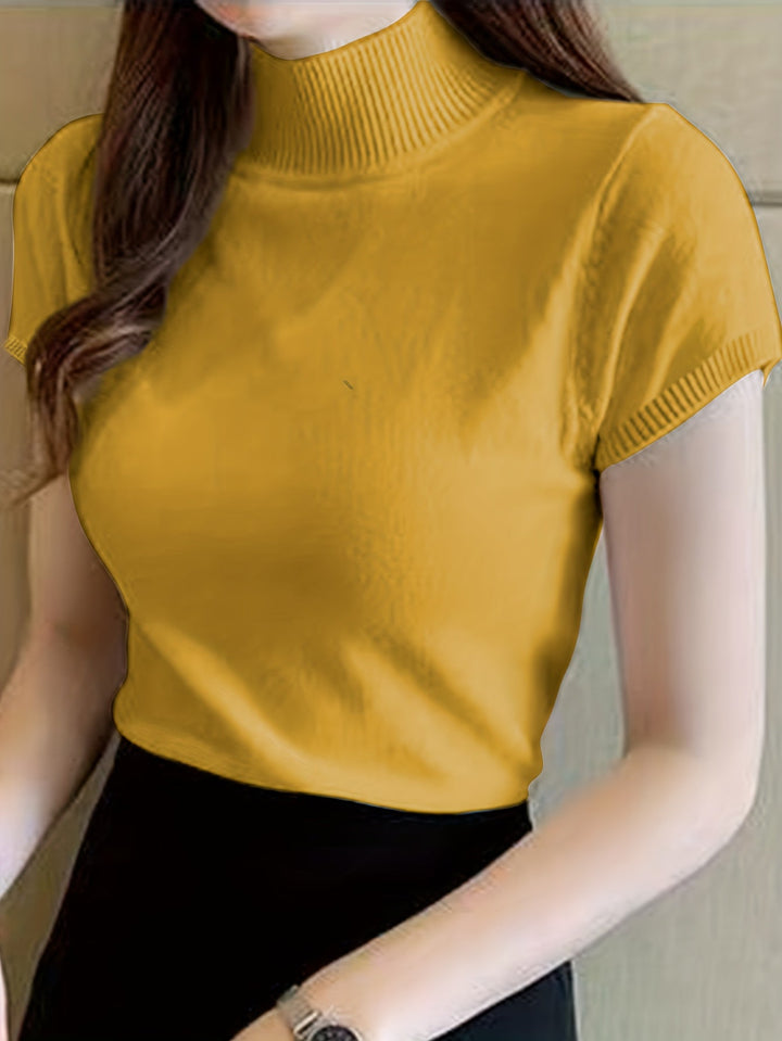 Della | Forfinet Mock-Neck Top