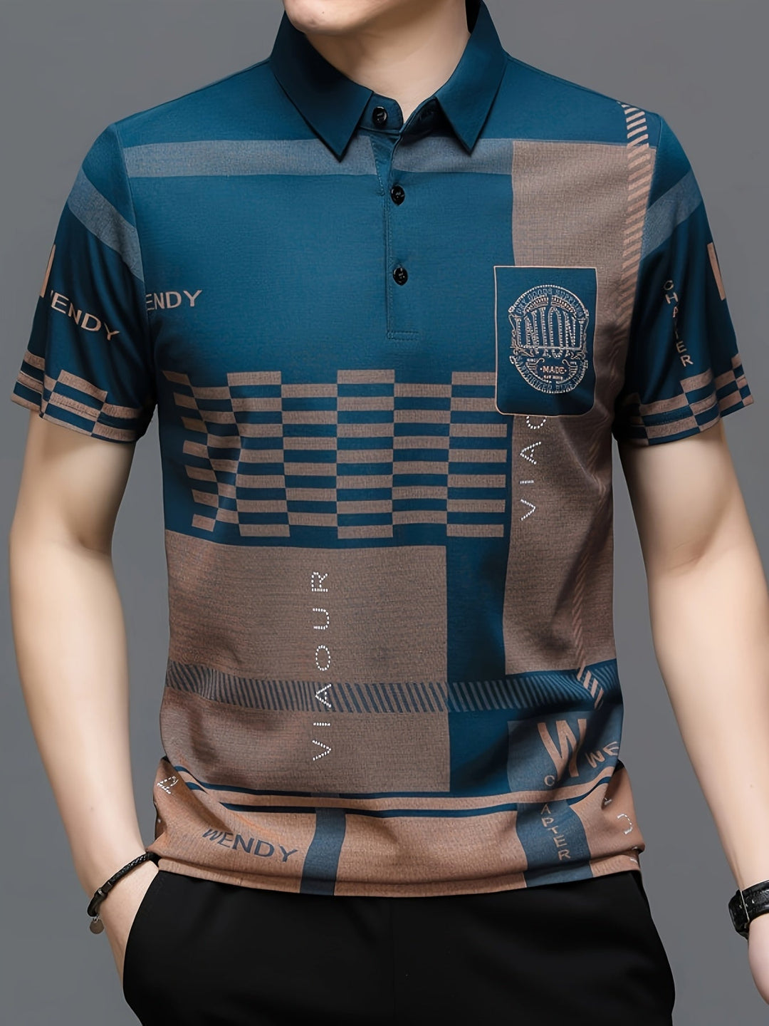 Nathaniel | Raffineret Colorblock Polo Shirt