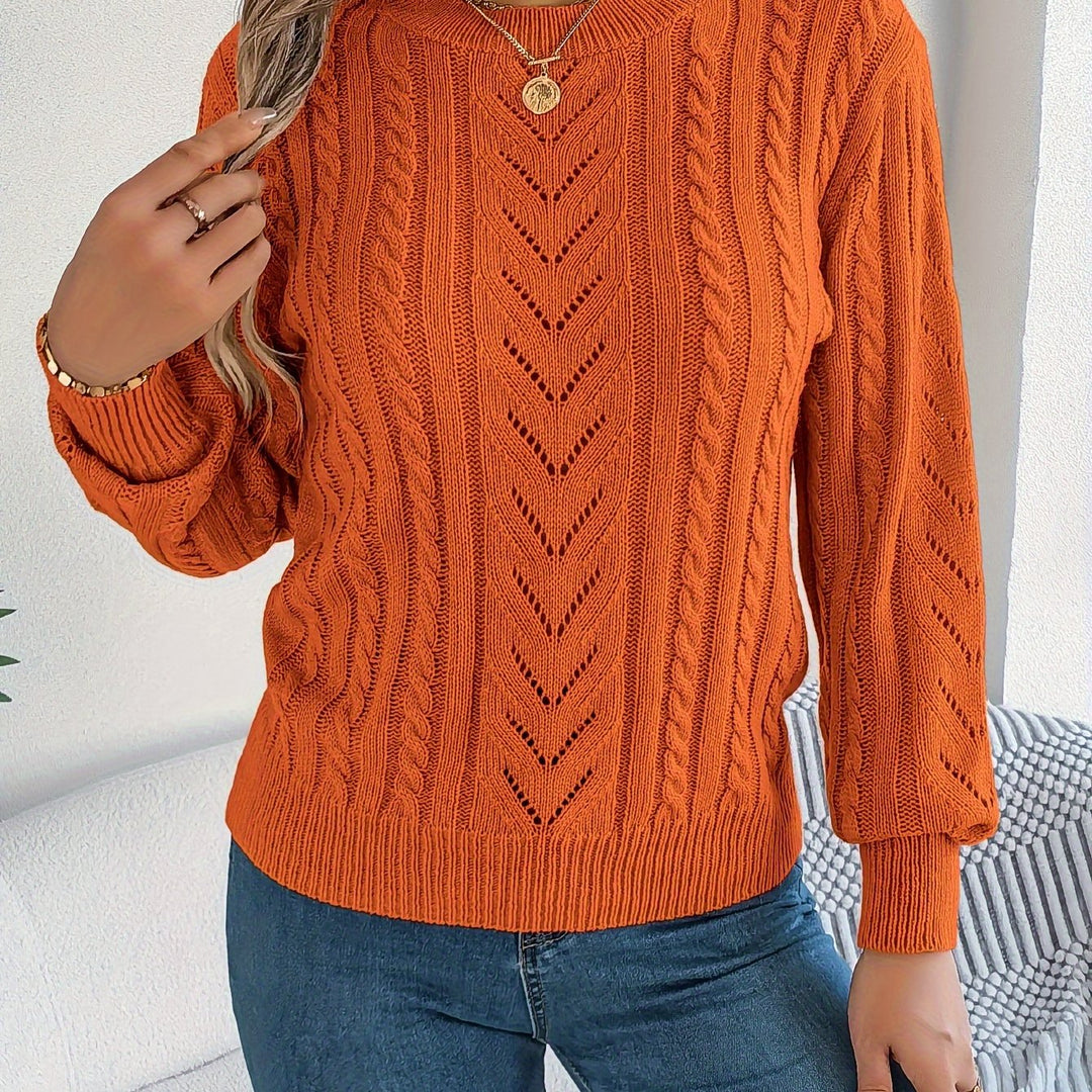 Blythe | Kabelstrikket Tekstur Sweater