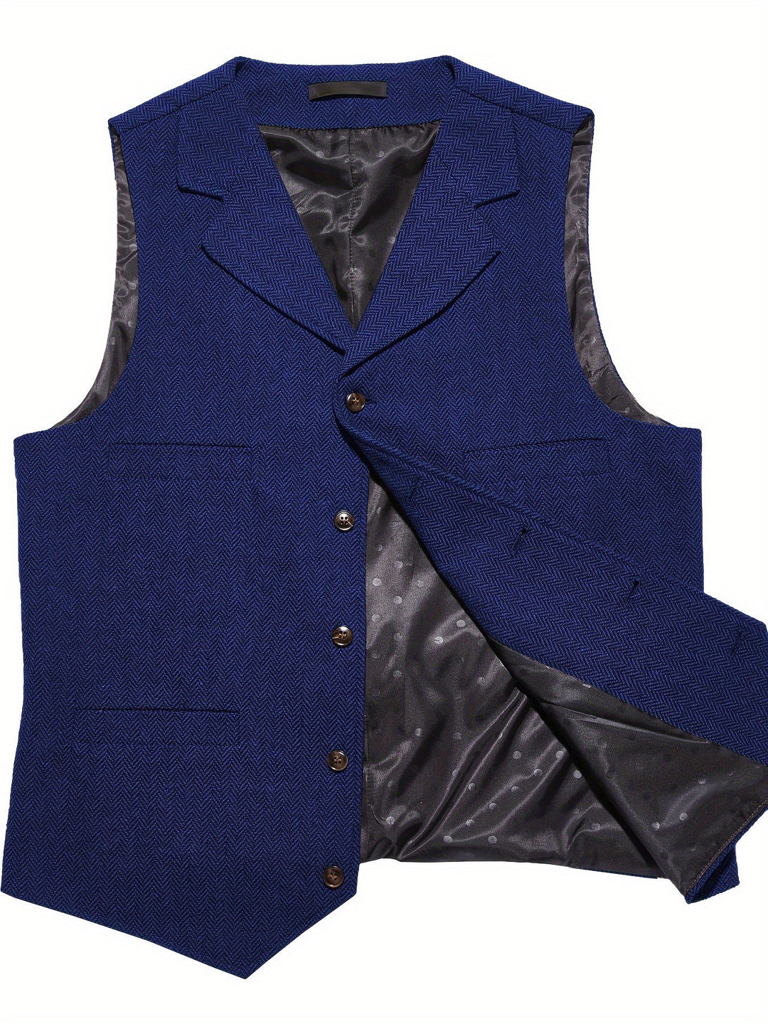 Byron | Raffineret Herringbone Vest