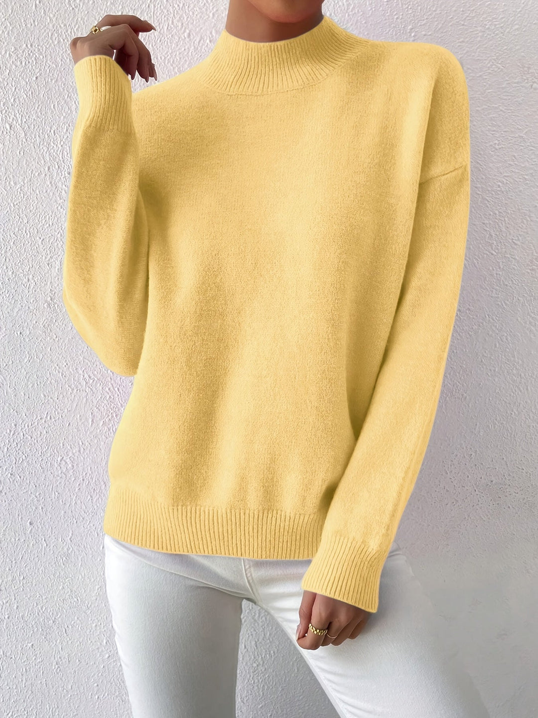 Lorelei | Raffineret Mock Neck Sweater