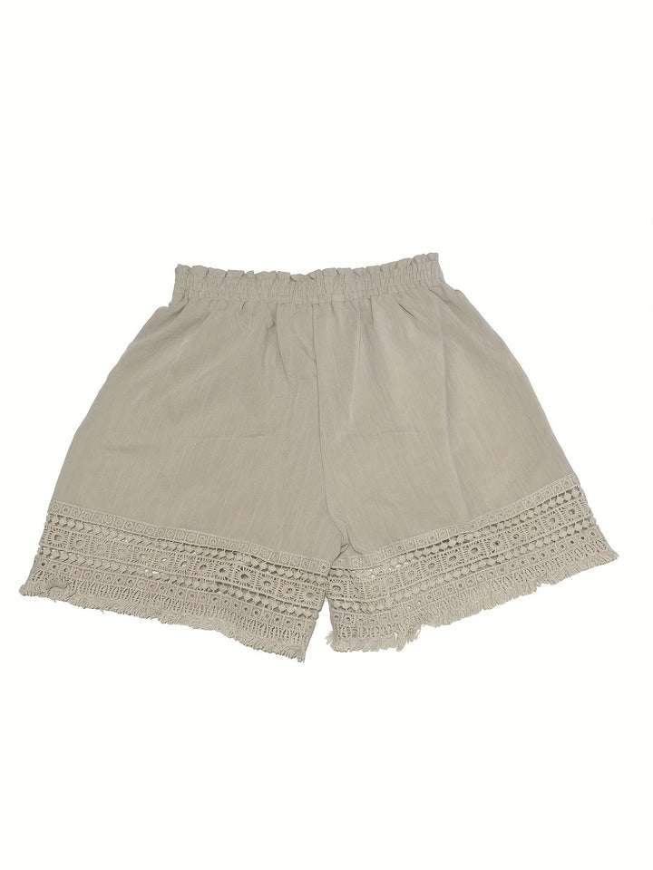 Rosmarin | Lace-Trim Papirpose Shorts
