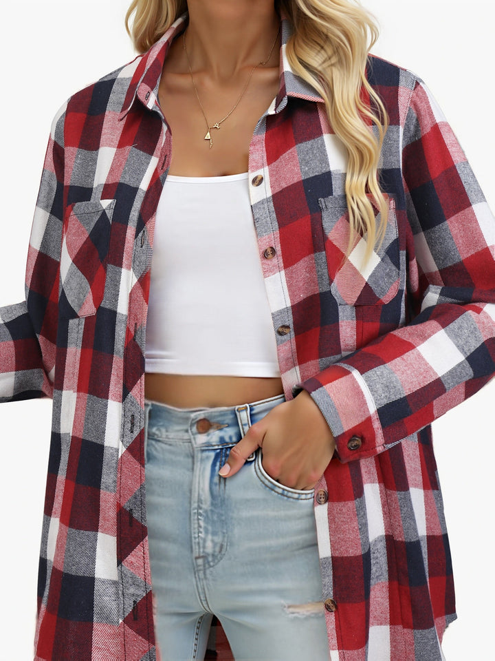Everly | Afslappet Buffalo Check Skjorte