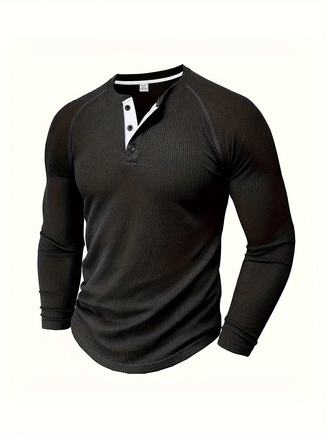 Graham | Klassisk Button Henley Skjorte