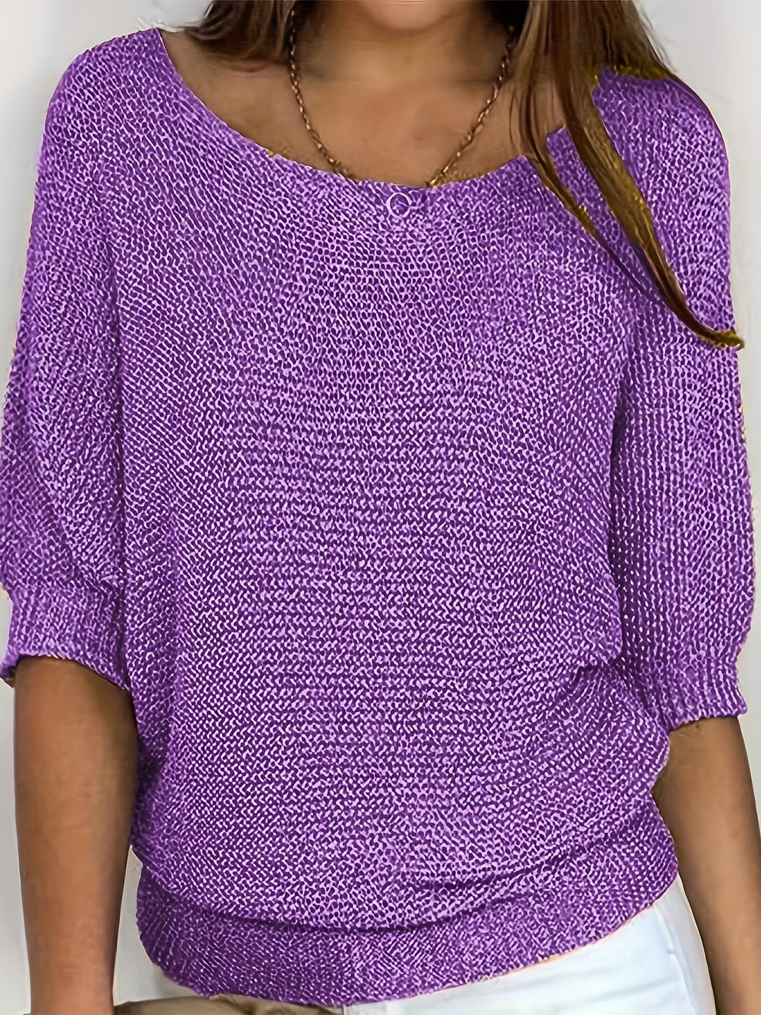Lena | Afslappet Åbenstrikket Sweater