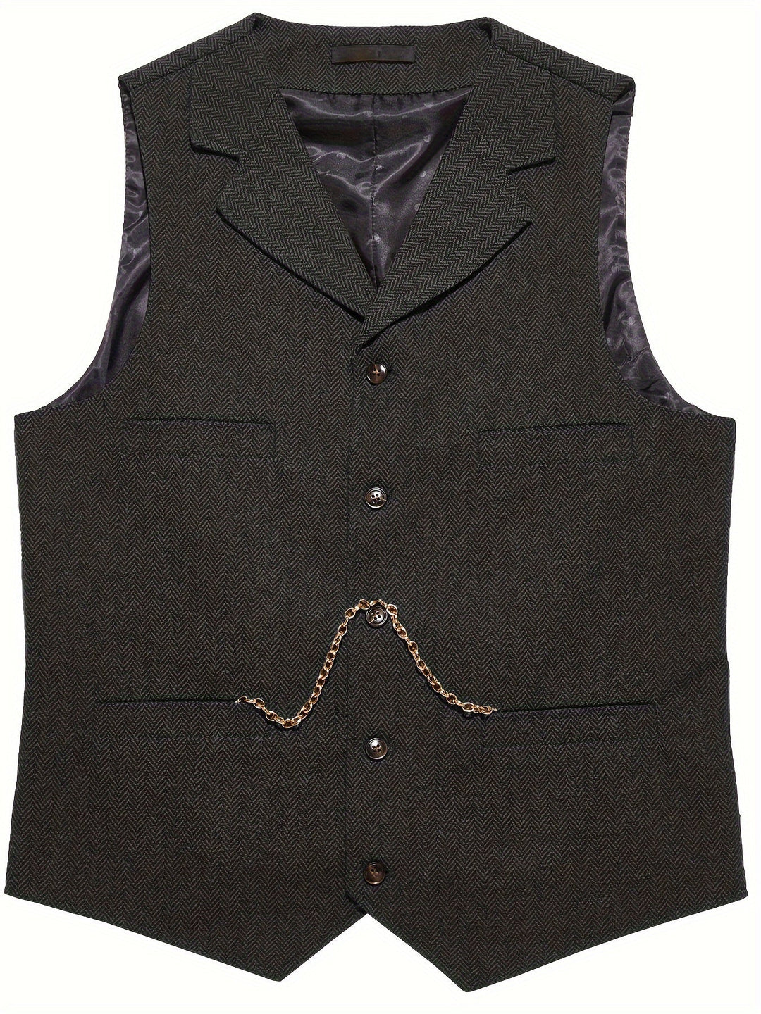Byron | Raffineret Herringbone Vest