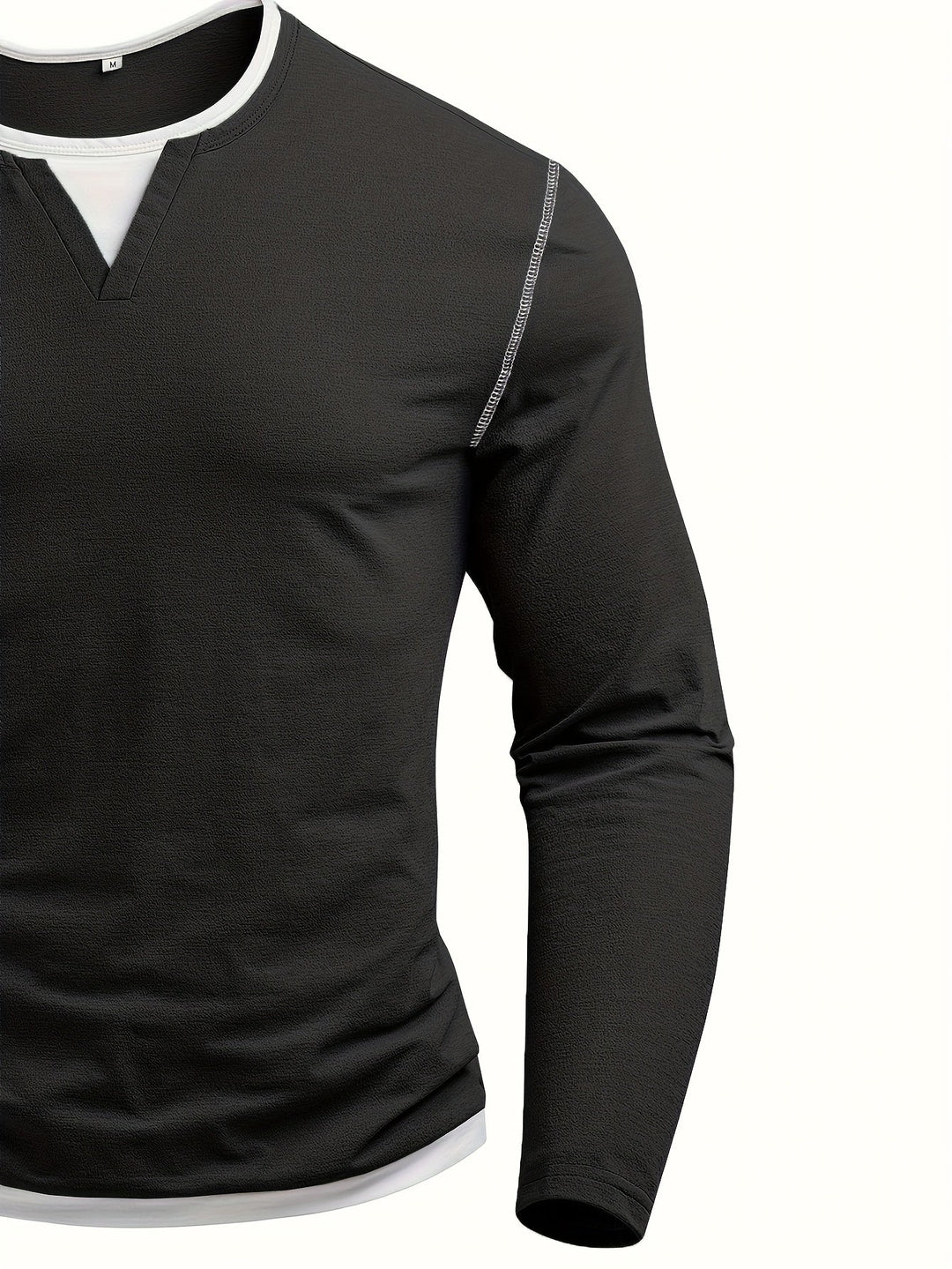 Nathan | Raffineret Notch-Neck Henley Skjorte