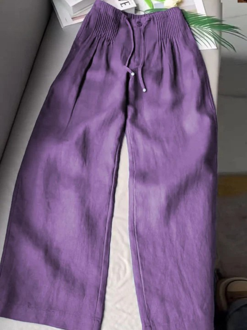 Camilla | Elegant Bredbenet Blondebukser