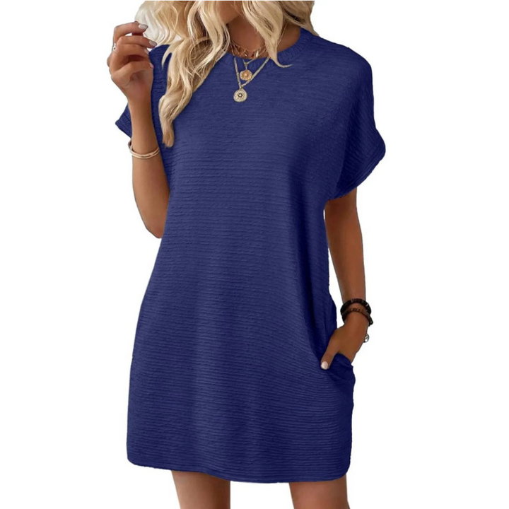 Ivanna | Casual Rund Hals Sommerkjole