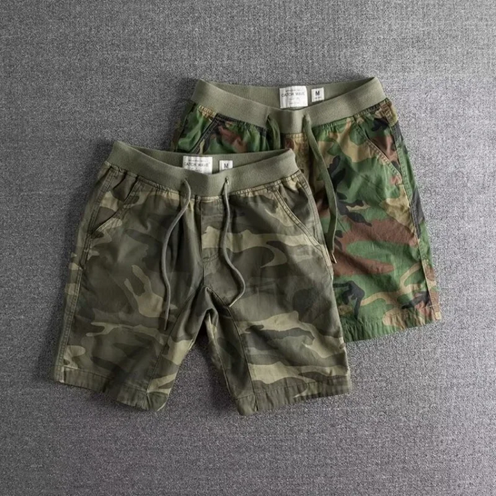 Nathan | Afslappede Camo Shorts