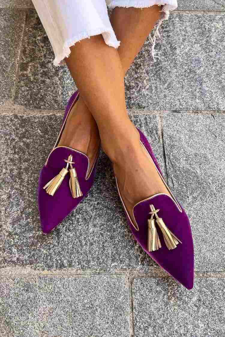 Bailey | Elegant Spidse Frynser Loafers