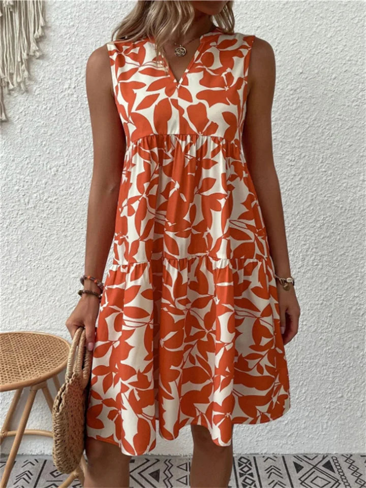 Madison | Romantisk Blomstret A-Line Kjole