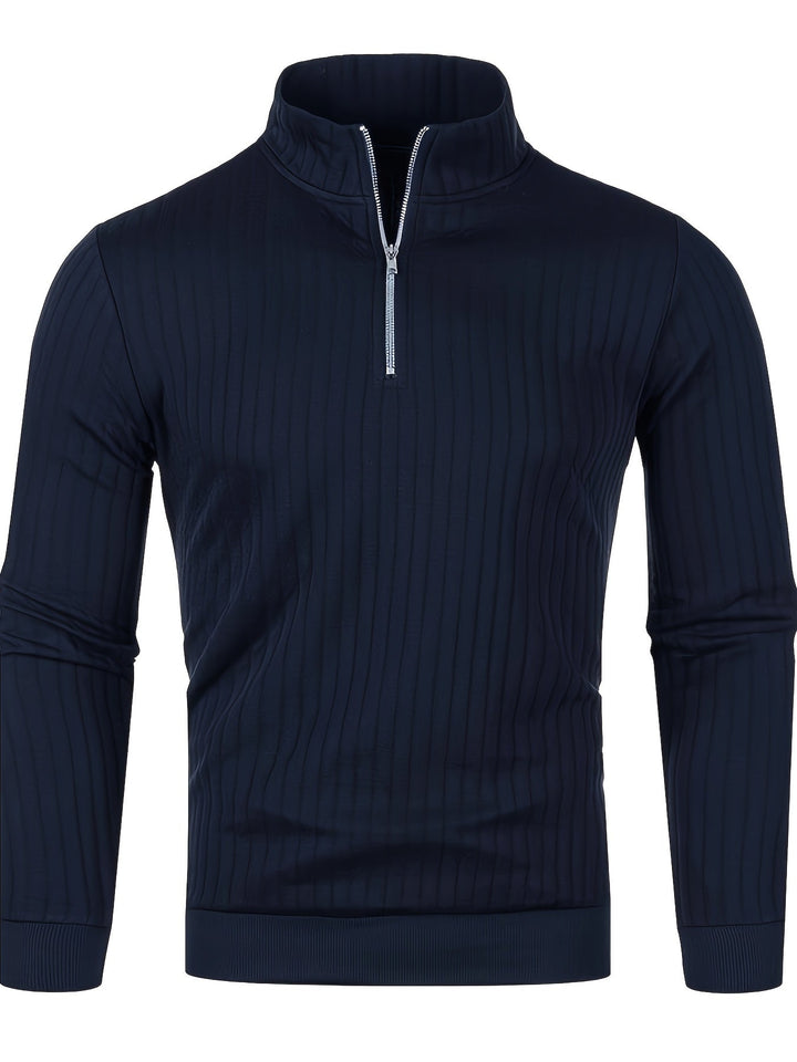Thatcher | Ribbet Quarter-Zip Sweater