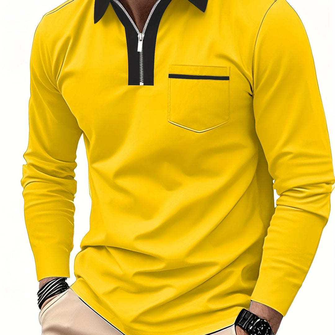 Curtis | Raffineret Zip-Krave Polo Shirt