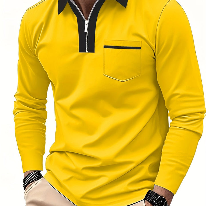 Curtis | Raffineret Zip-Krave Polo Shirt