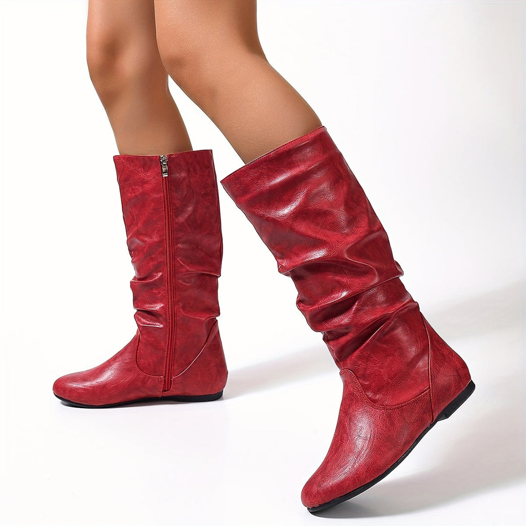 Maureen | Slouchy Mid-Calf Støvler