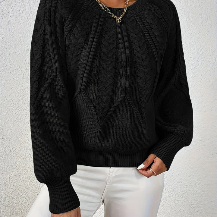 Eleanor | Afslappet Kabelstrik Sweater